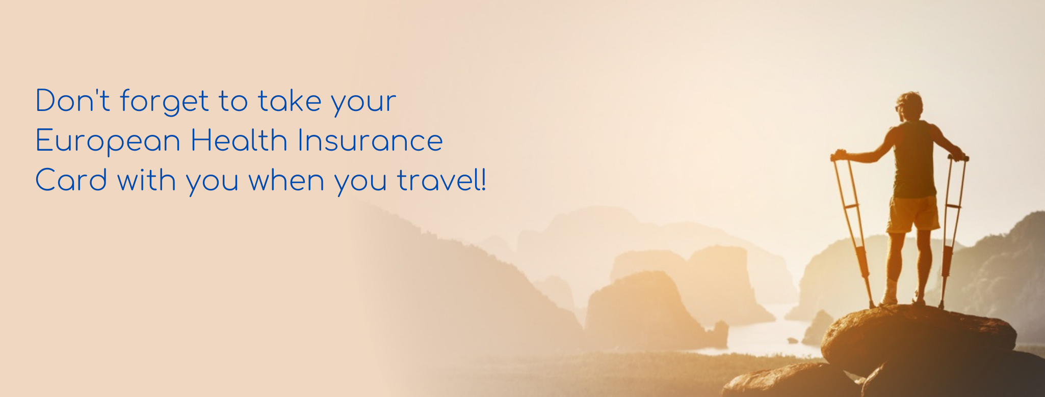Don't forget to take your European Health Insurance Card with you when you travel!