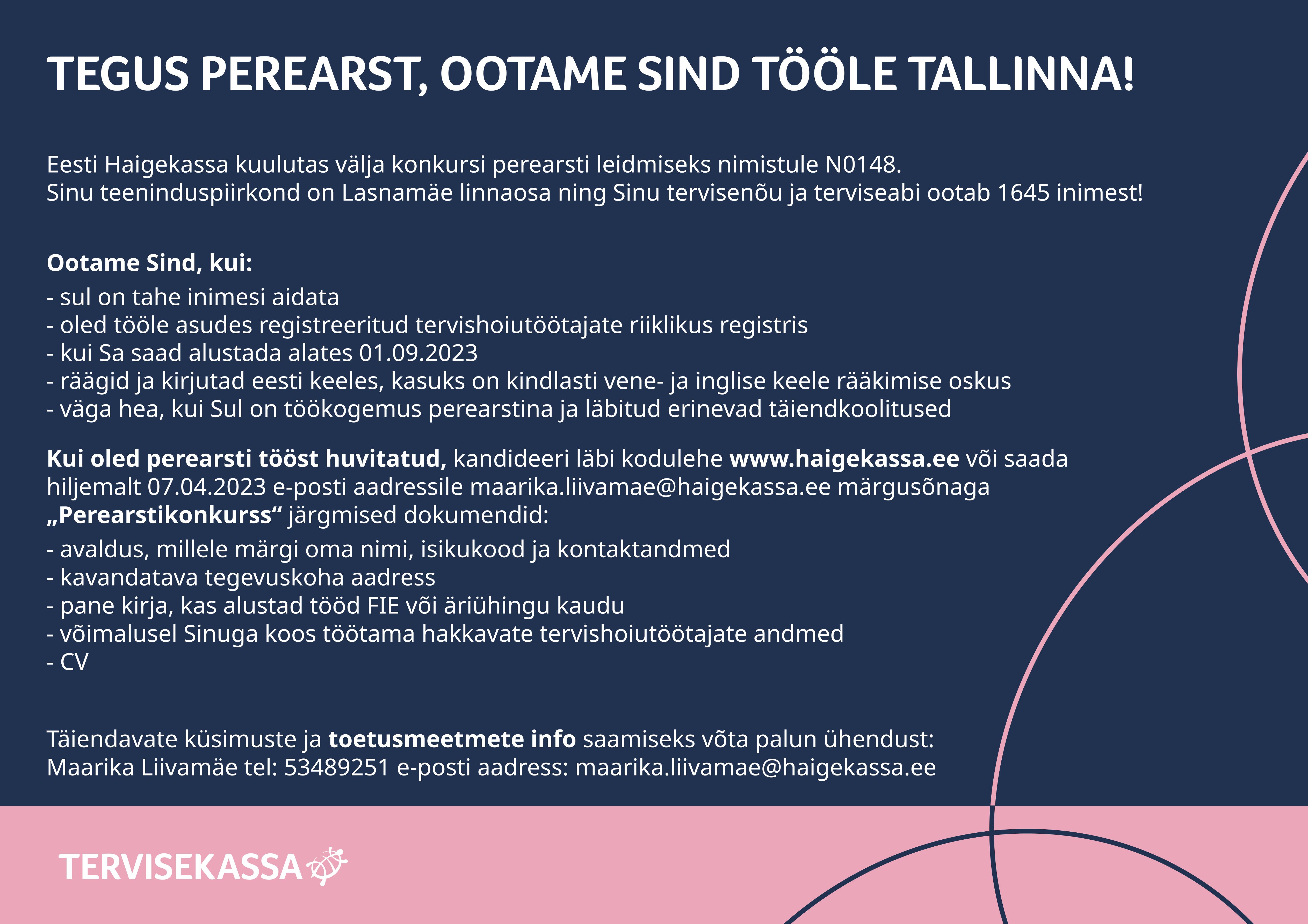 Perearstikonkurss Tallinn, Lasnamäe (N0148)