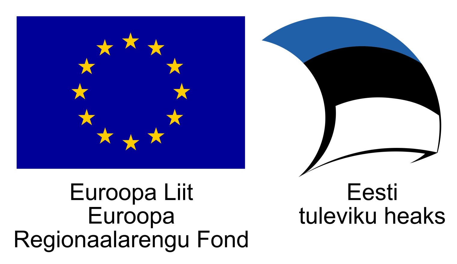 Kõrvuti on euroopa liidu regionaalarengu fondi logo ja eesti tuleviku heaks logo